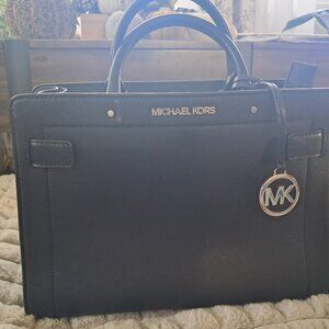 NWT Michael Kors Purse Rayne Satchel black